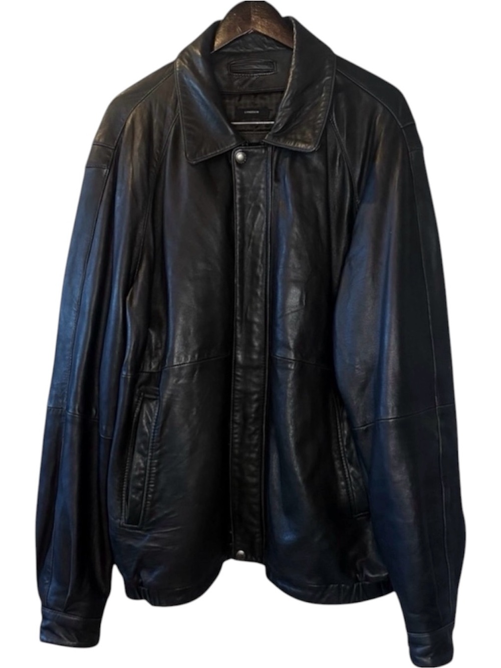 Claiborne Lambskin Leather Jacket Extra Large - Tall